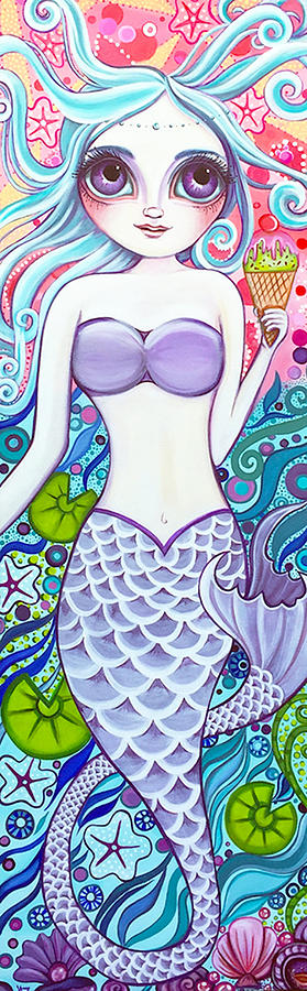Mermaid Painting - Ice Cream Fantasy by Jaz Higgins