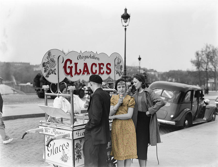 Ice Cream Girl 1937 Photograph by Andrew Fare