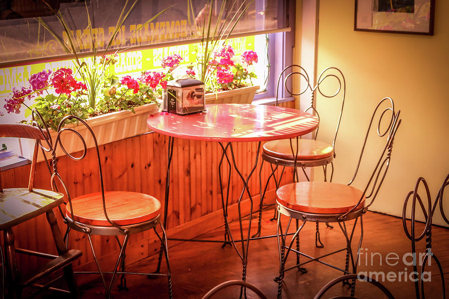 Ice cream shop interior Photograph by Claudia M Photography