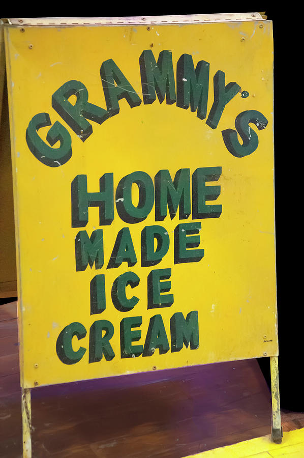 Ice Cream sign Photograph by Flees Photos