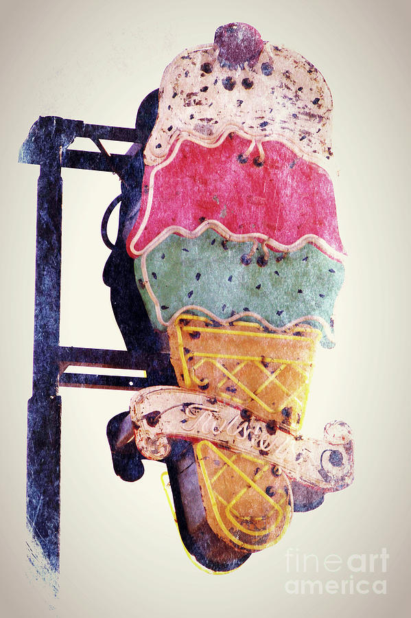 Twisters Ice Cream Digital Art by Valerie Reeves