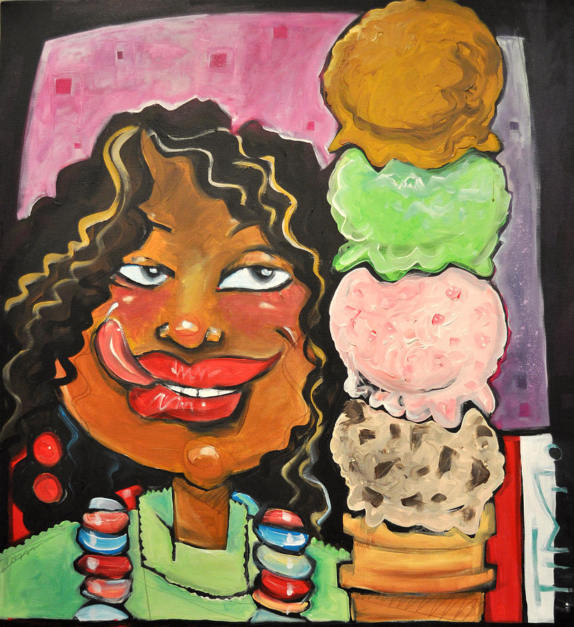 Ice Cream Painting - Ice Cream by Tim Nyberg
