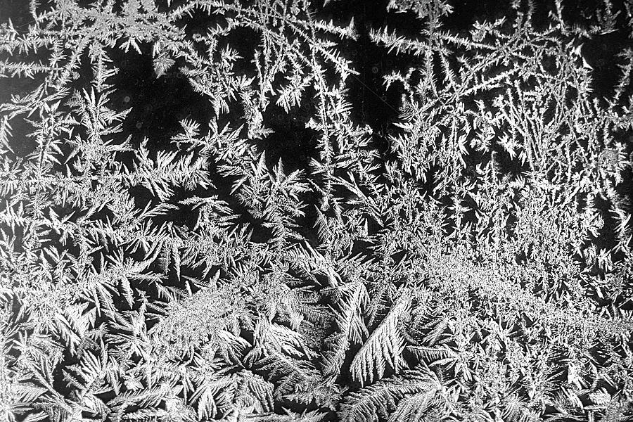 Ice Crystals Photograph by Jerry Griffin