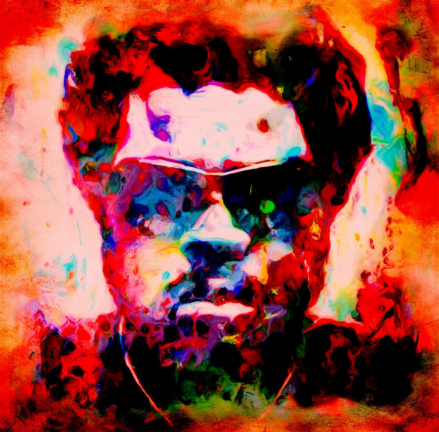 Ice Cube 03c Painting by Brian Reaves