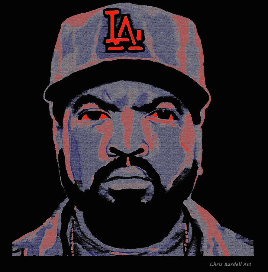 Ice Cube Rage Digital Art by Chris Bardell - Pixels
