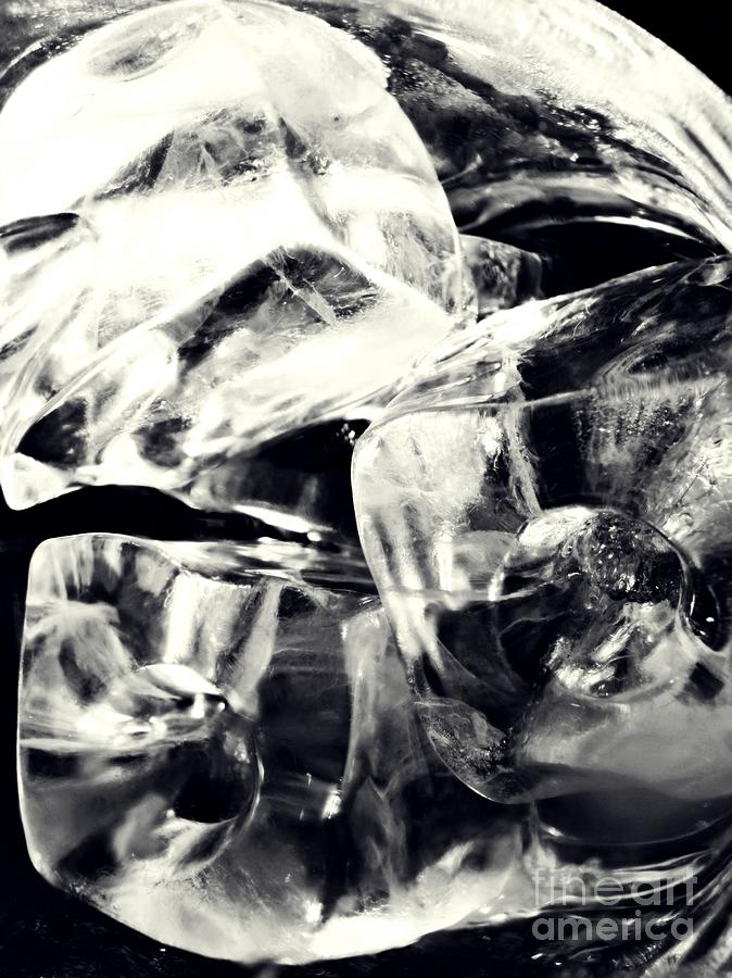 Abstract Photograph - Ice Cubes by Sarah Loft