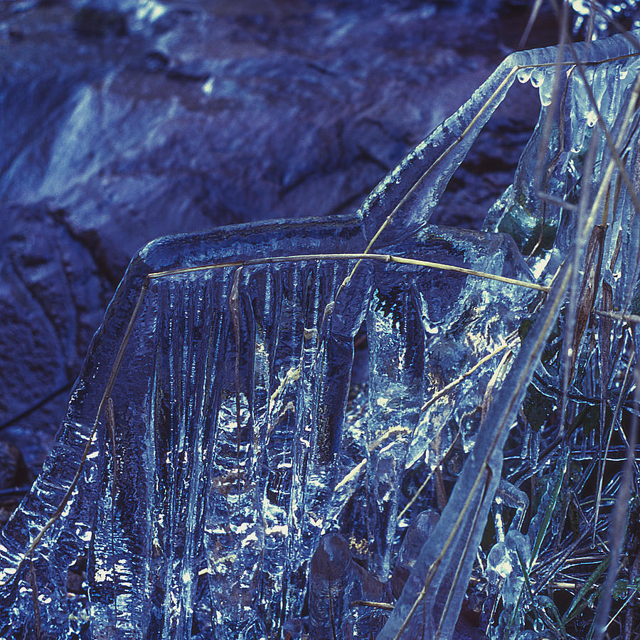 Ice Curtain Photograph by HW Kateley