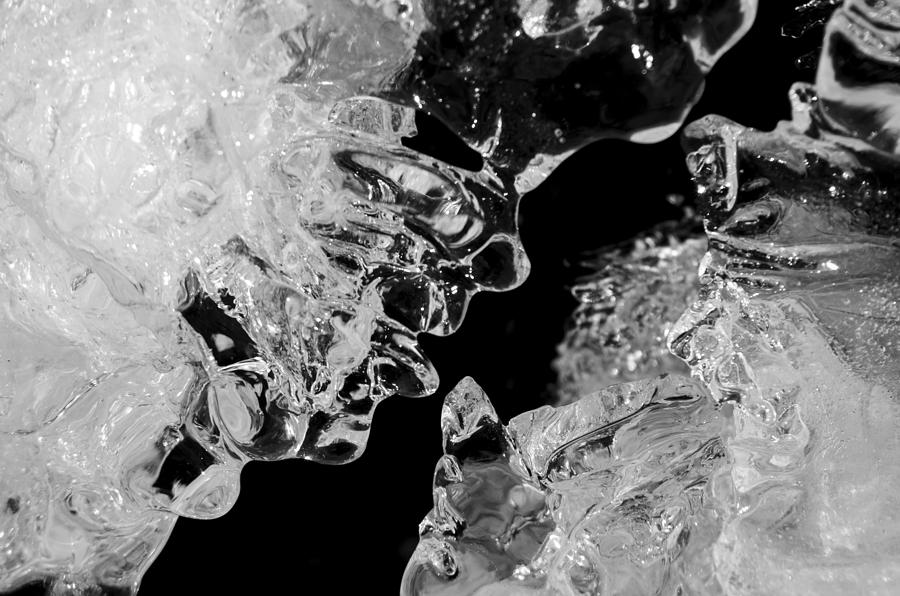 Winter Photograph - Ice Face by Konstantin Sevostyanov