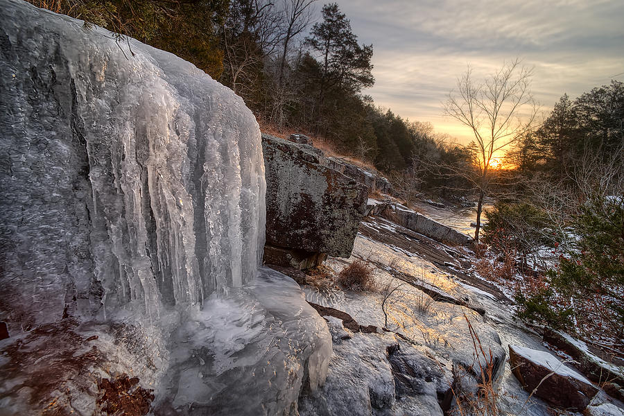 Ice Falls Photograph by Robert Charity