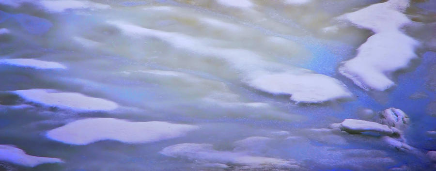Ice Flow Abstract 1 Photograph by Nadalyn Larsen