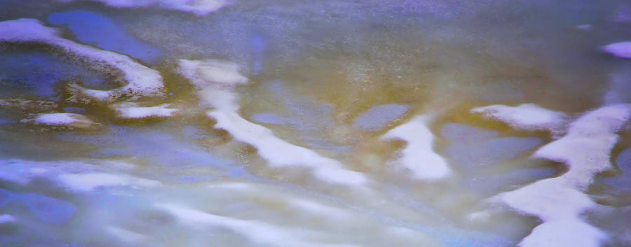 Ice Flow Abstract 2 Photograph by Nadalyn Larsen