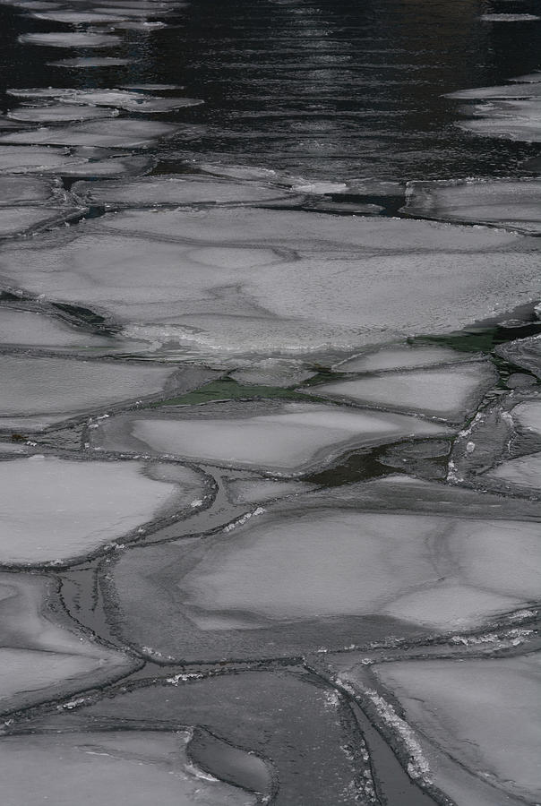 Ice Flow Photograph by Richard Andrews