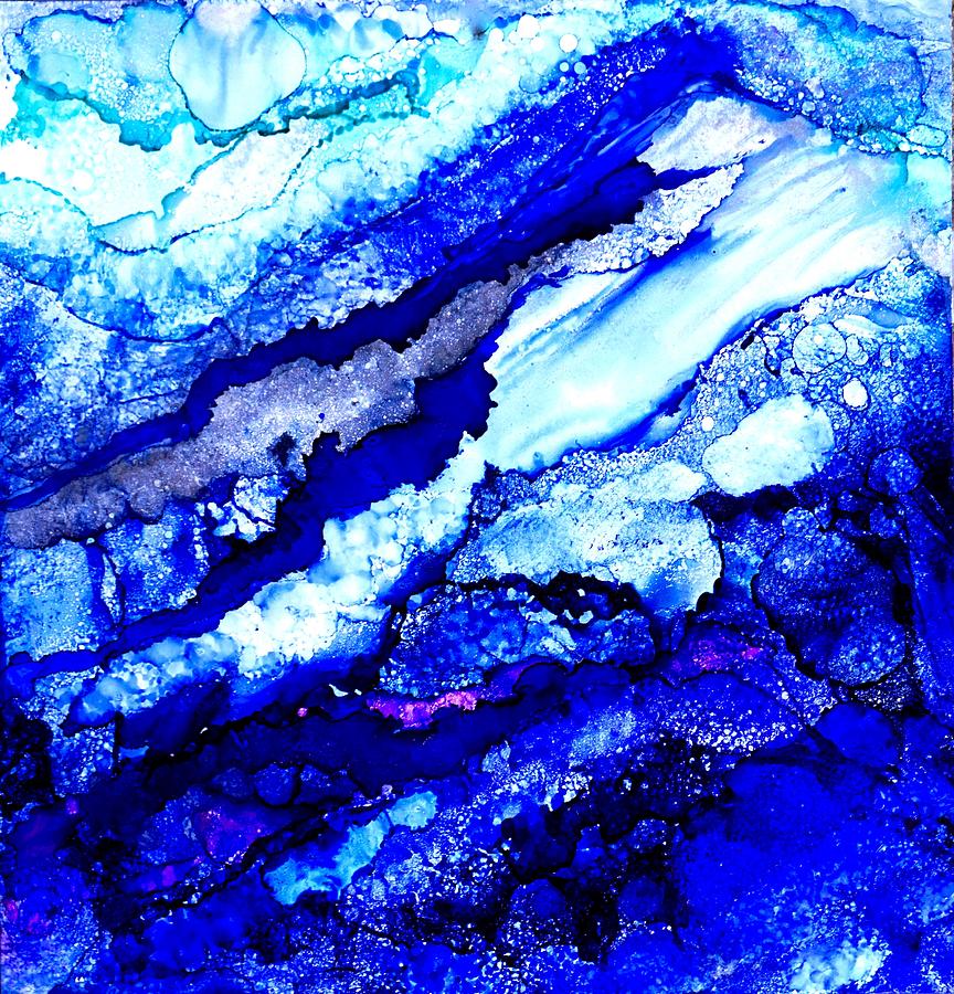 Glacial Dreams Painting by Sandra Lee Scott