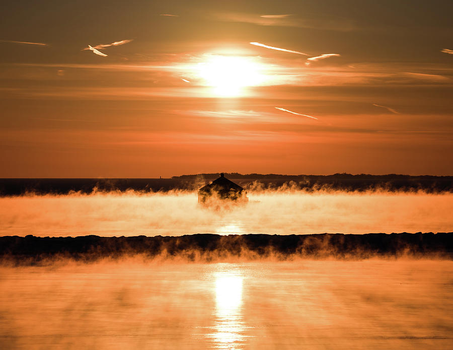 Ice Fog Photograph by Dave Niedbala