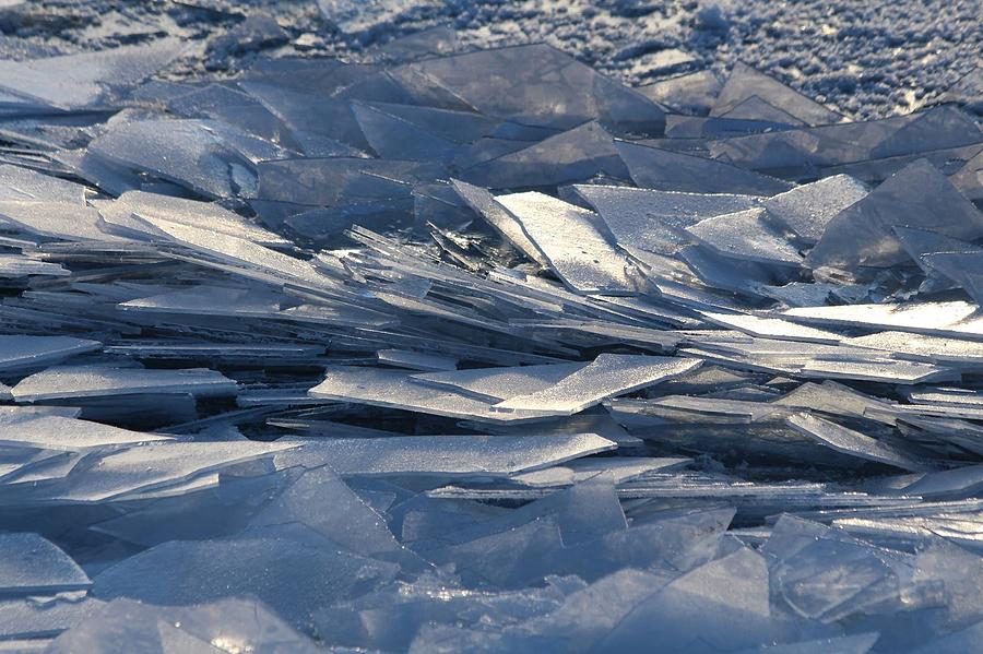 Ice jam Photograph by Sandy Vyse - Fine Art America