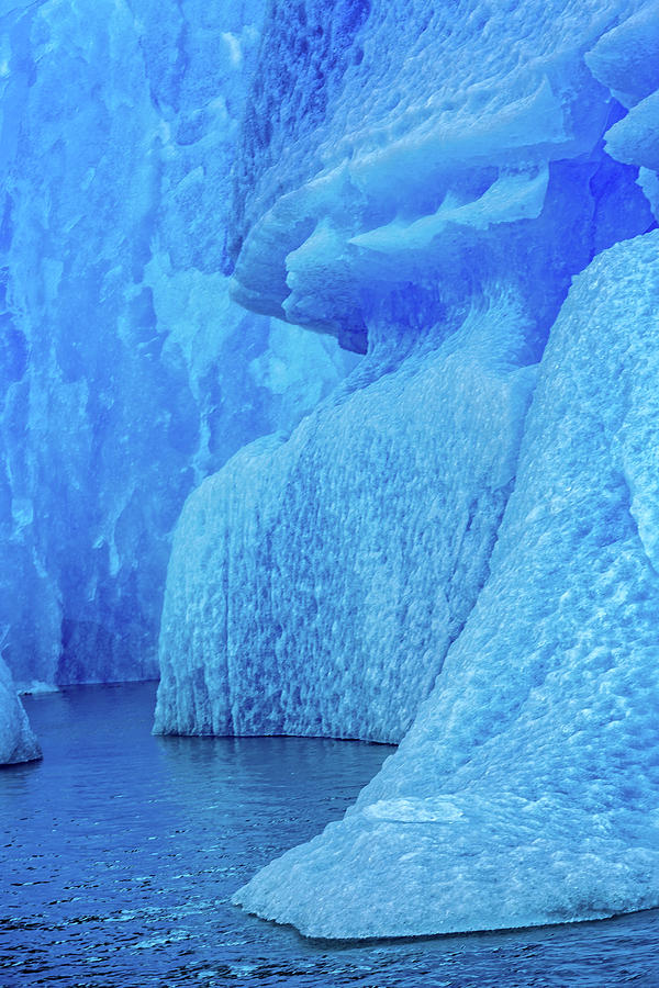 Ice Labyrinth in Patagonia Photograph by Steven Upton