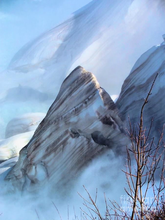 Ice Mountains Of Niagara Falls Photograph
