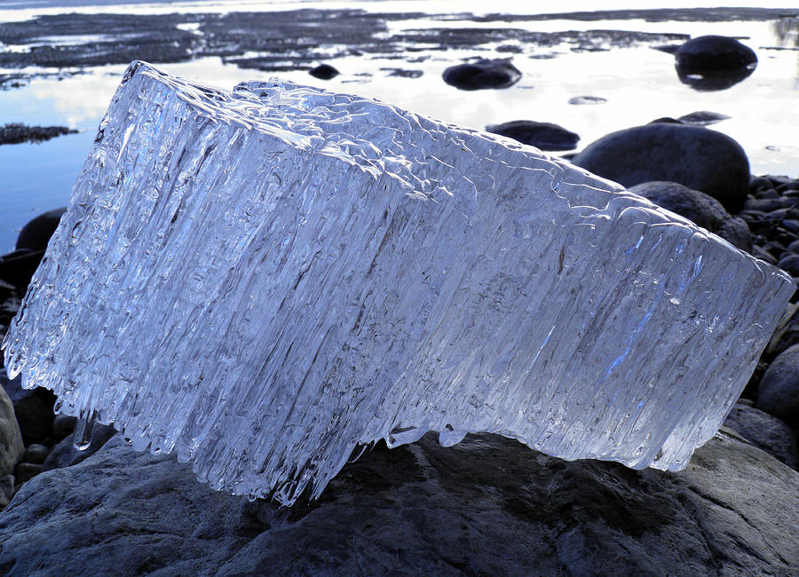 Ice on Rocks 1 Photograph by Sami Tiainen