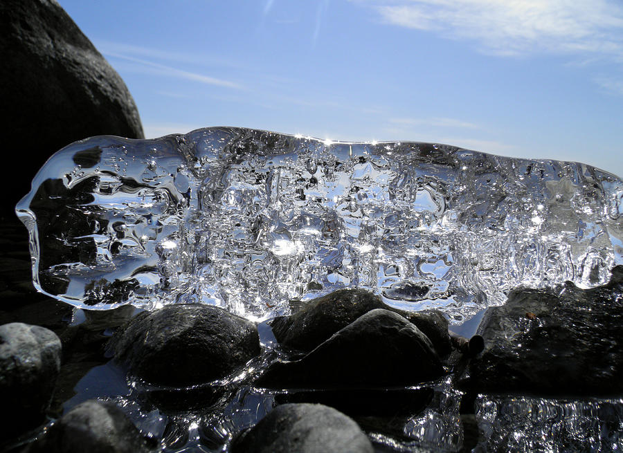 Cool Photograph - Ice on Rocks 3 by Sami Tiainen