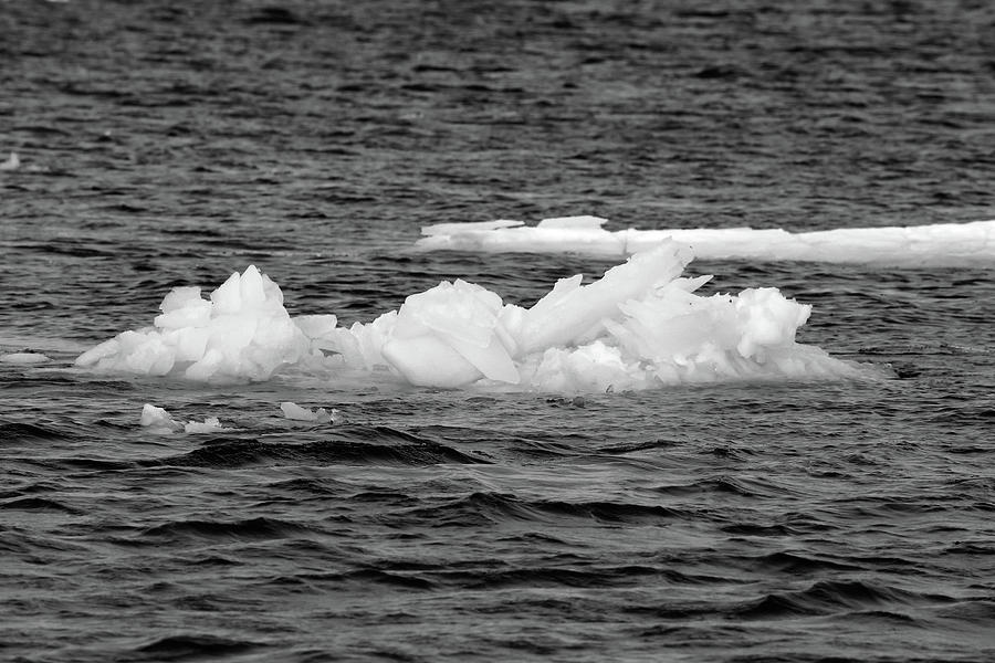 Ice on the River 2018 2 Photograph by Mary Bedy