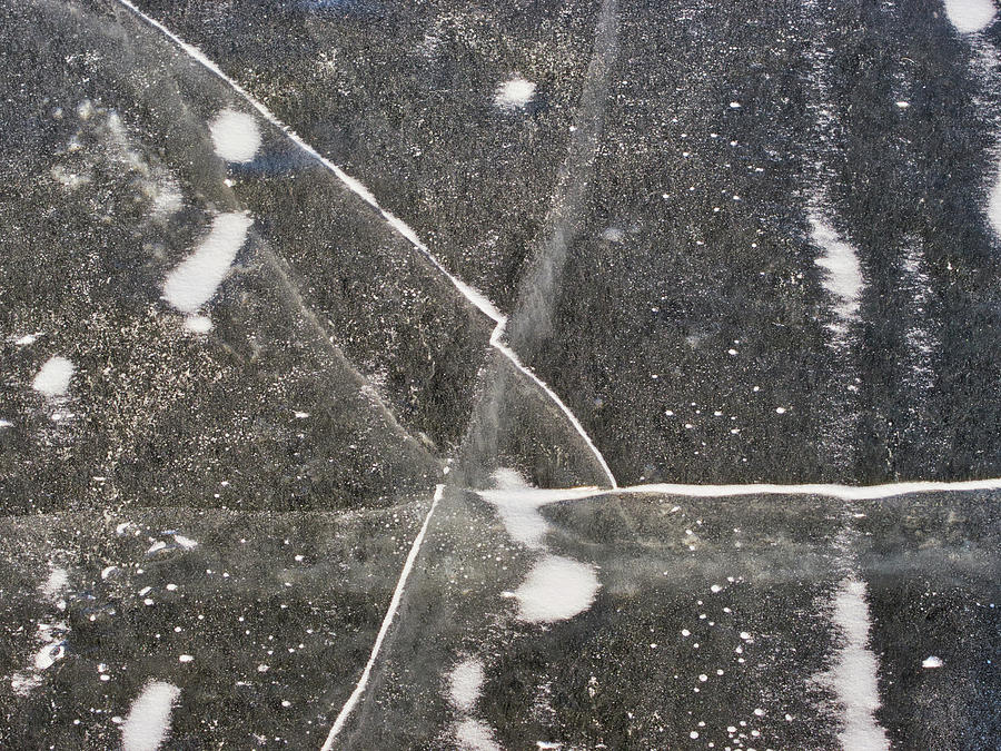 Ice patterns 2 Photograph by Steven Ralser