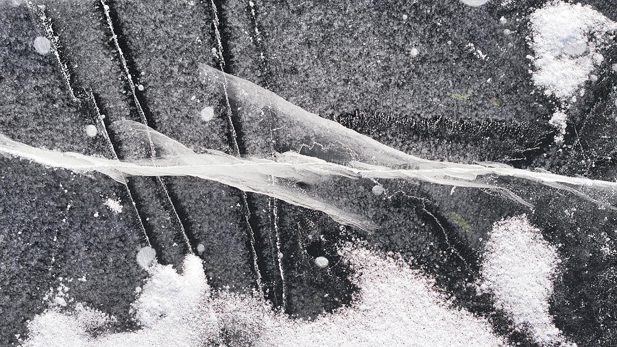 Ice Patterns VII Photograph by Steven Ralser