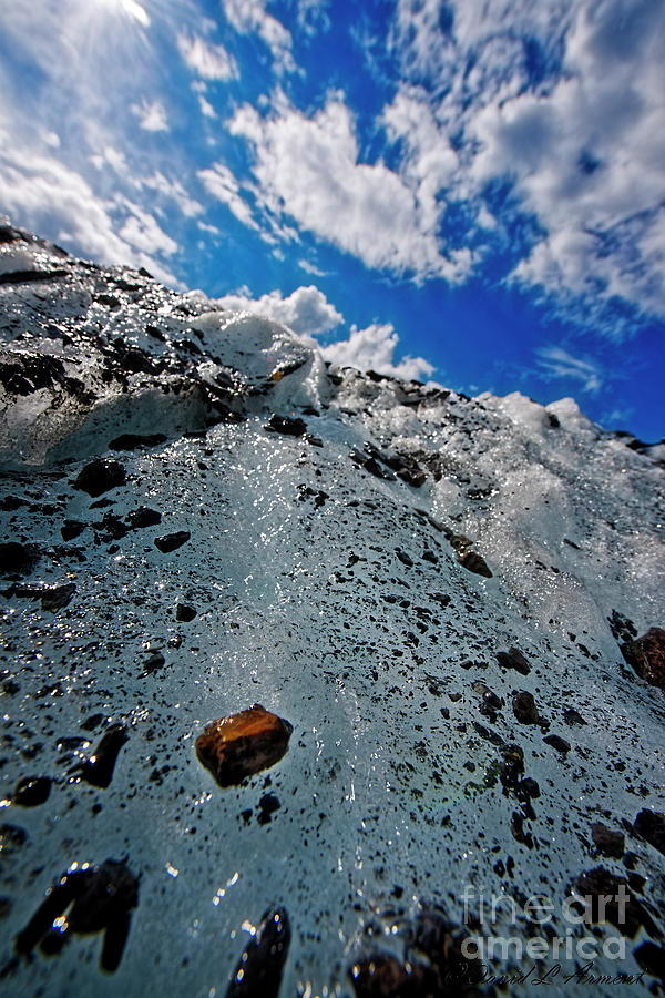 Ice Rock and Sky Photograph by David Arment