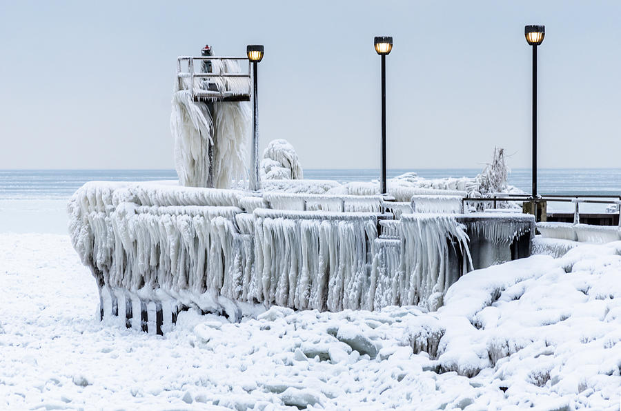 Ice Sculpture  Photograph by Stewart Helberg