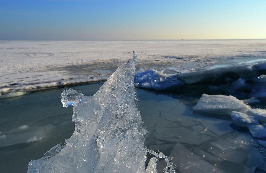 Ice Shard  Photograph by Lyle Crump