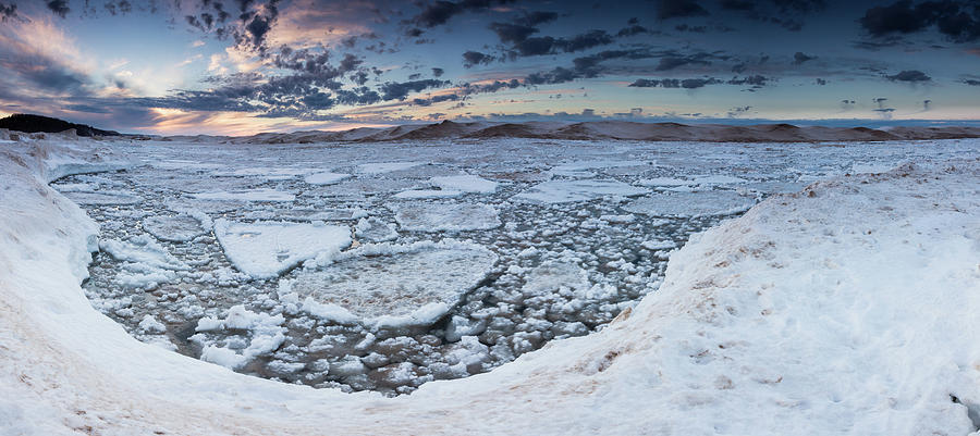 Ice Shelf Sunset Photograph by Lee and Michael Beek