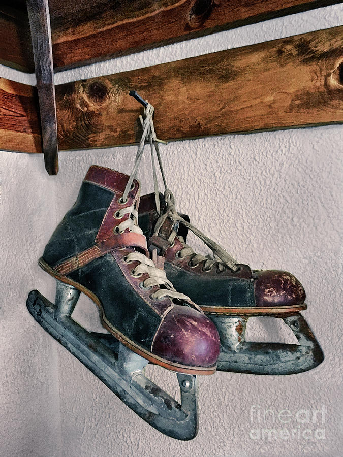 Vintage Photograph - Ice Skates by Mark Miller