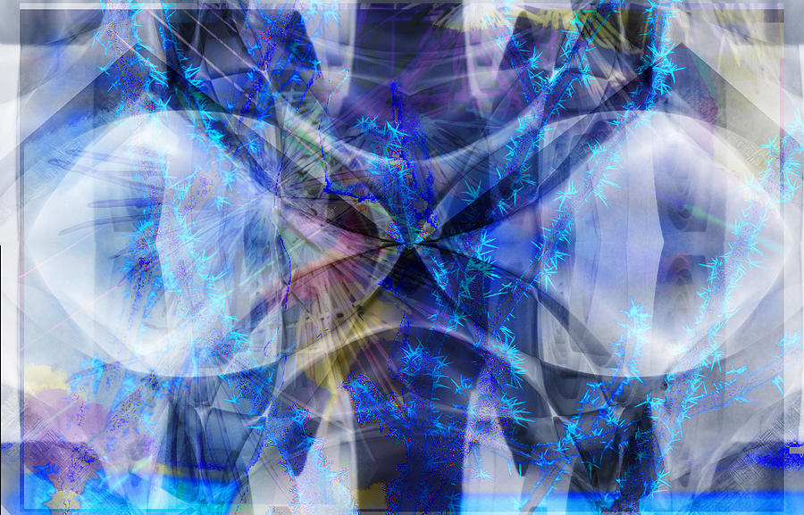 Abstract Digital Art - Ice Structure by Art Di