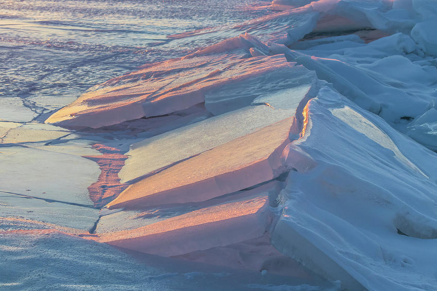 Ice Tectonics Photograph by Mary Amerman