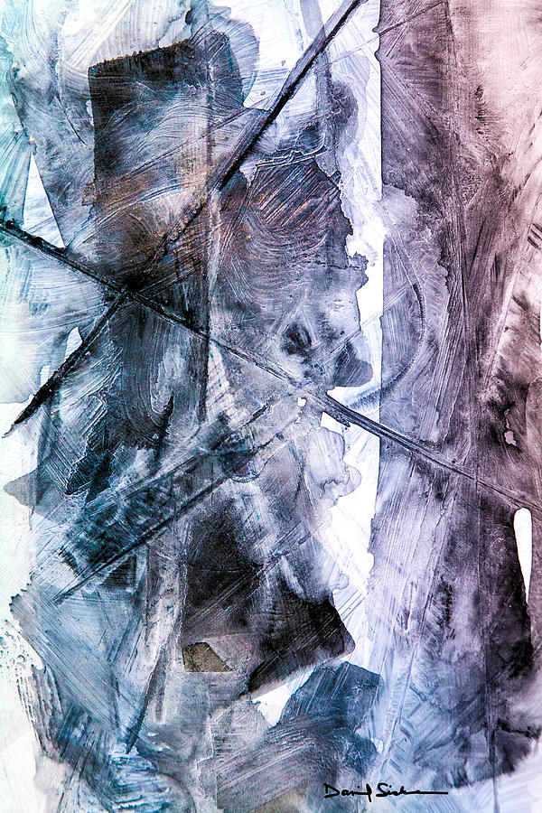 Abstract Painting - Ice Textures by Dan Sisken Abstract Painting - Ice Textures by Dan Sisken