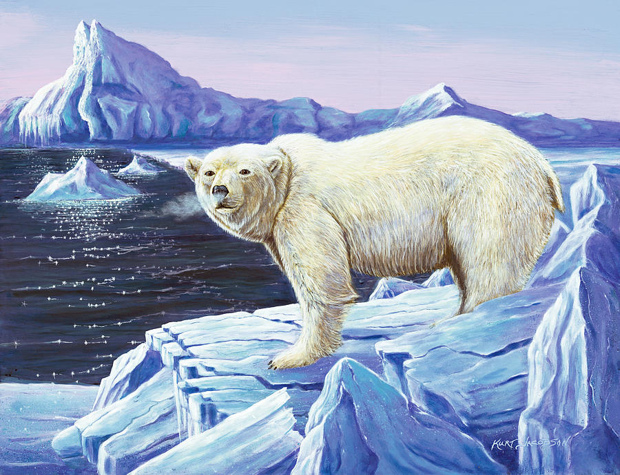 Ice Walker Painting by Kurt Jacobson
