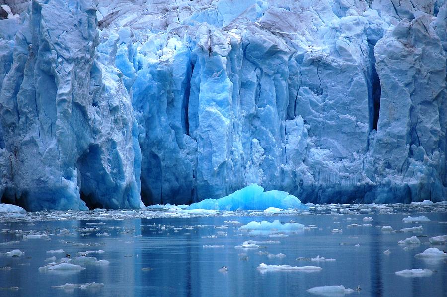 Alaska Photograph - Ice Wall by Helen Carson