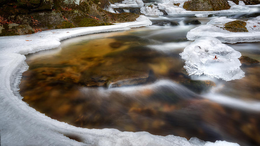 Winter Photograph - Ice Water by Bill Wakeley