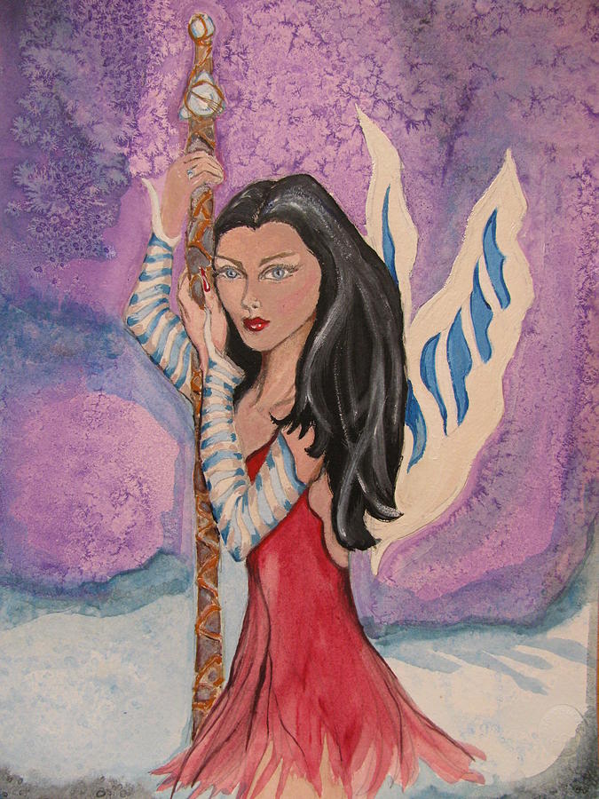 Ice Wings Painting by Lindie Racz