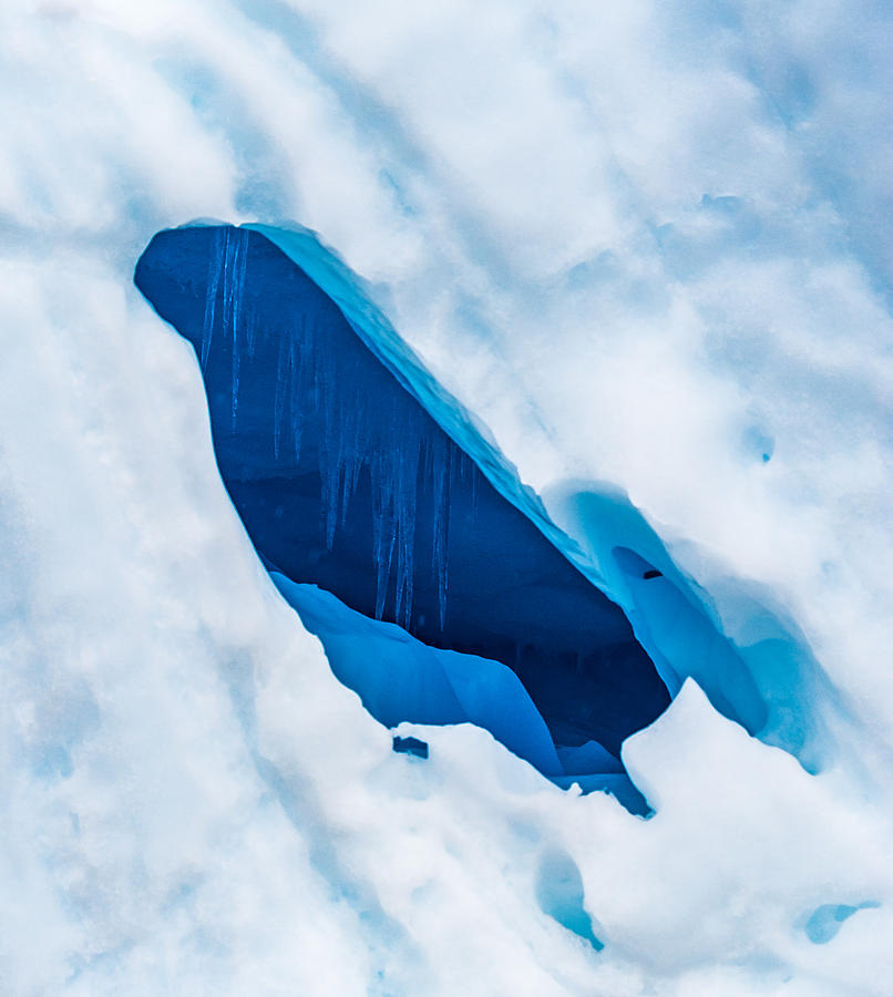 Iceberg Cavern - Antarctica Iceberg Photograph Photograph by Duane Miller