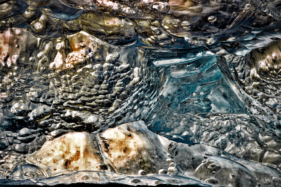 Iceberg Details #2 - Iceland Photograph by Stuart Litoff