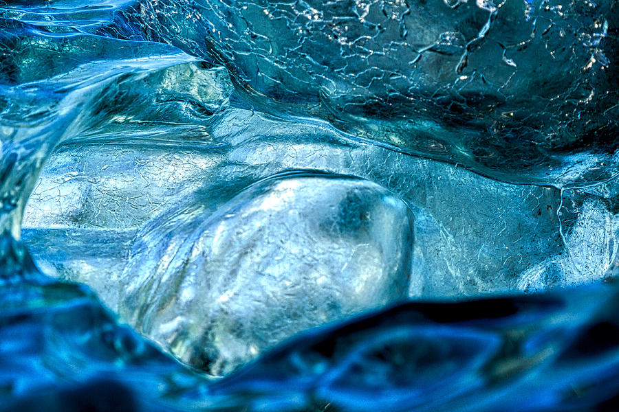 Iceberg Details #8 - Iceland Photograph by Stuart Litoff