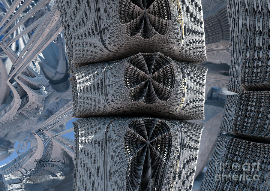 Abstract Digital Art - Iceberg by Melissa Messick