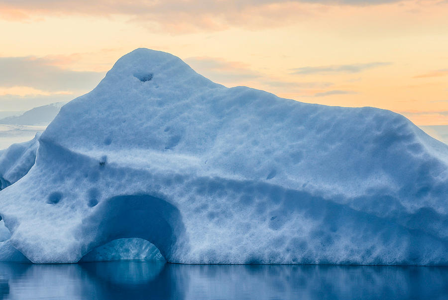 Nature Photograph - Iceberg On The Jokulsarlon Glacial by Panoramic Images