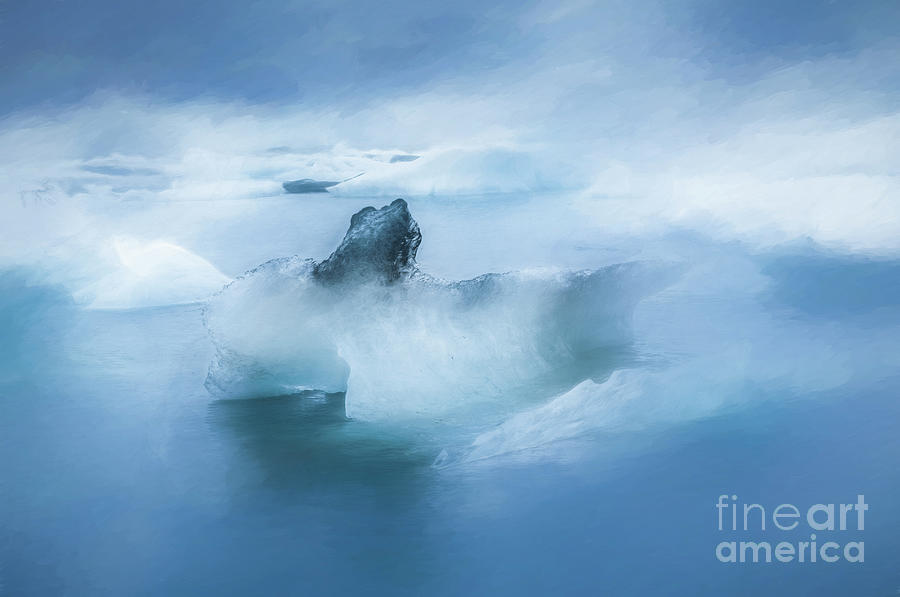 Icebergs, Jokulsarlon Lagoon, Iceland Photograph by Philip Preston