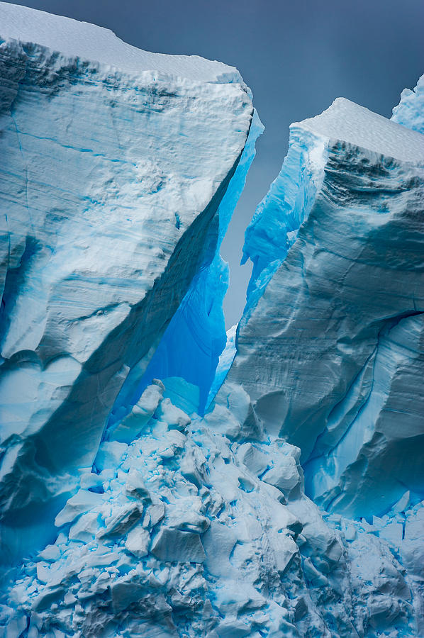 Icefall - Antarctica Iceberg Photograph Photograph by Duane Miller