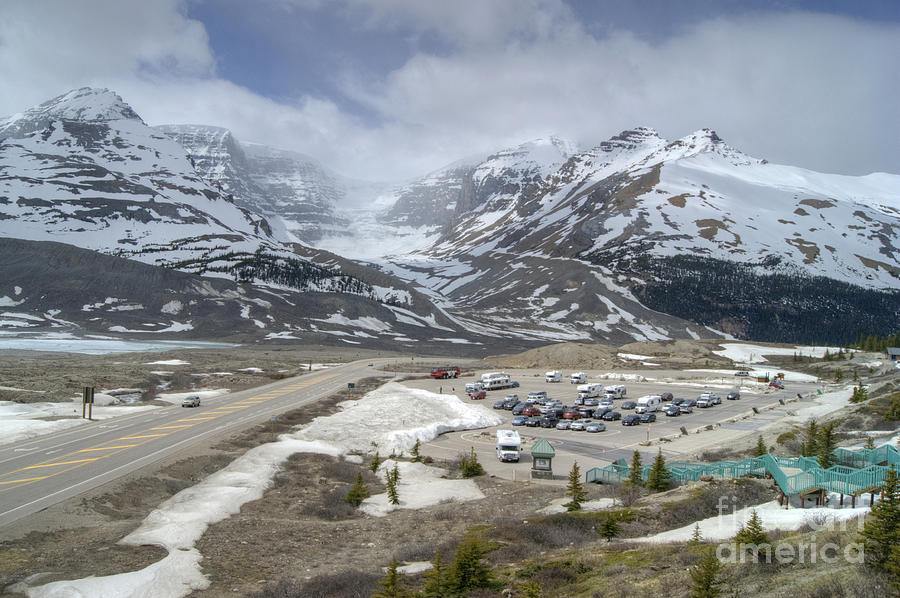 Landscape Photograph - Icefields Parkway Highway 93 by David Birchall