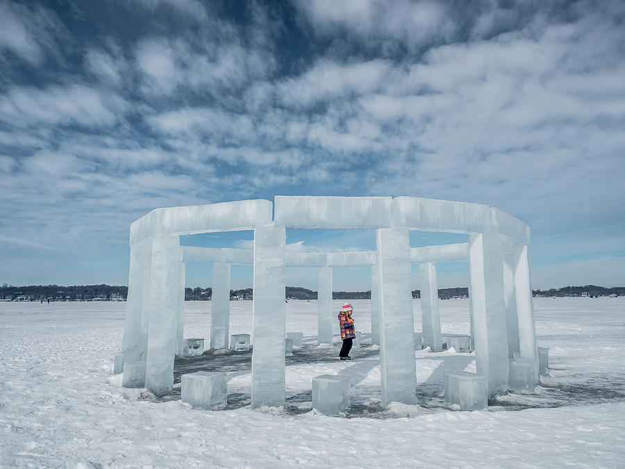 Icehenge  Photograph by Kristine Hinrichs