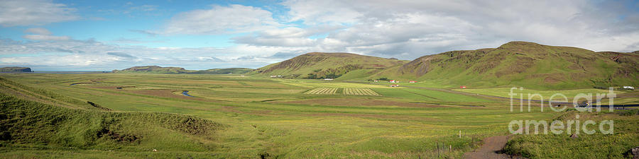 Iceland Farmland Panorama Photograph by Michael Ver Sprill