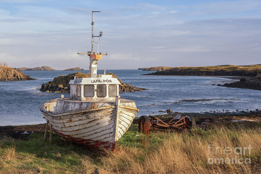 Iceland Fishing Boat Photograph by Jerry Fornarotto