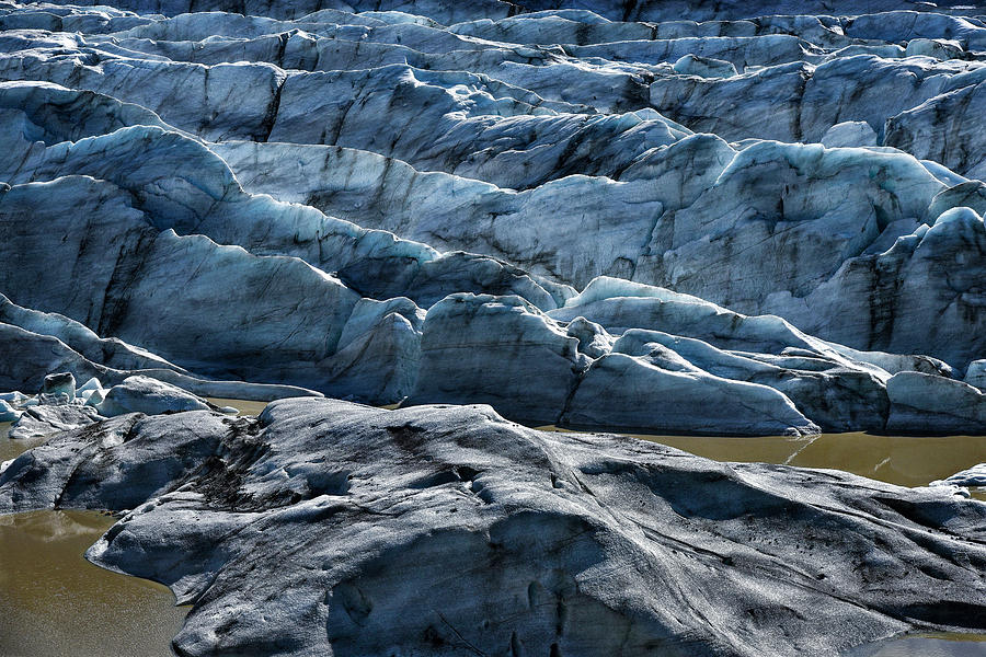 Iceland Glacier Ice Photograph by Dave Dilli